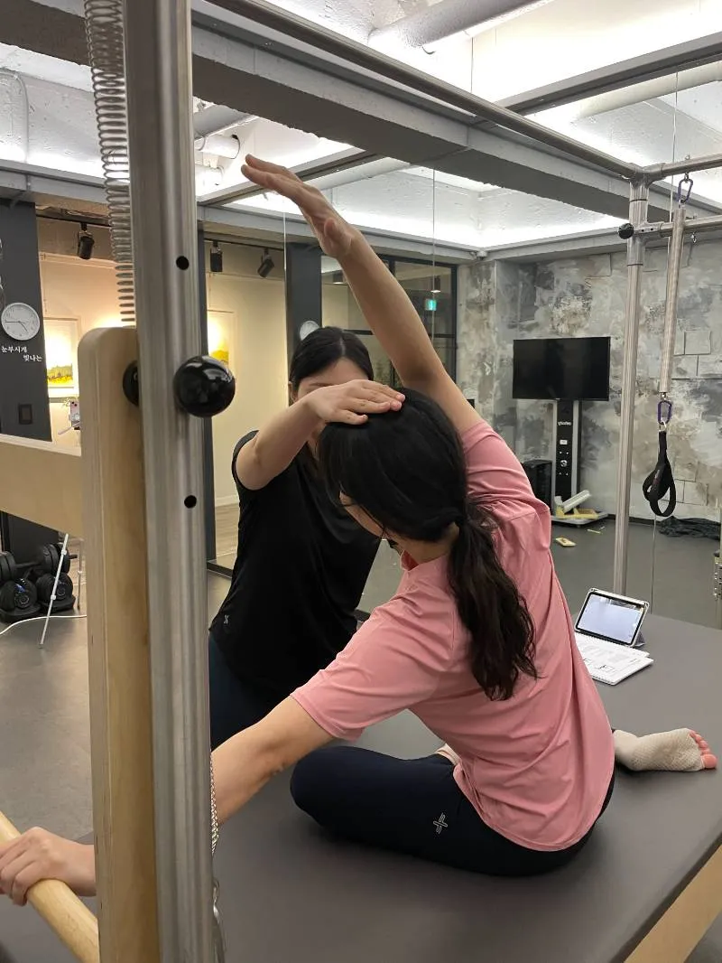 필라테스 지도자 과정 교육 현장