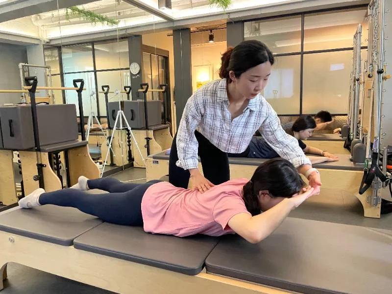 필라테스 지도자 과정 교육 현장